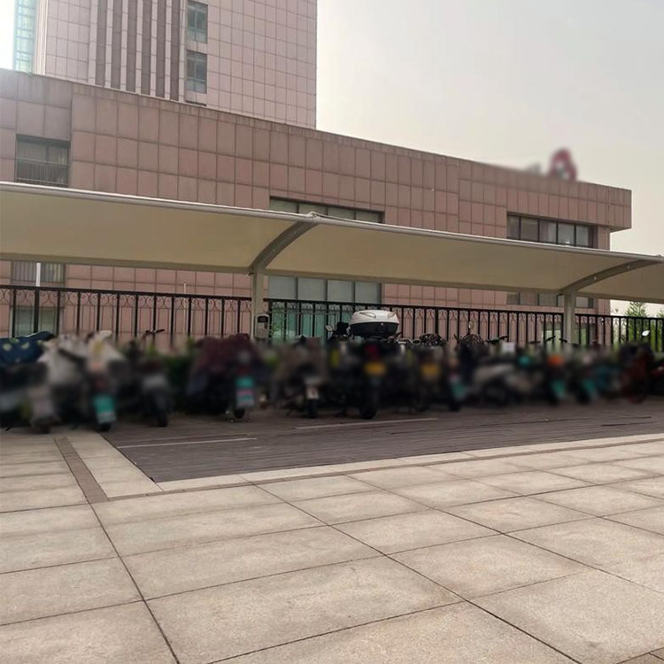 根河市膜结构电动车棚